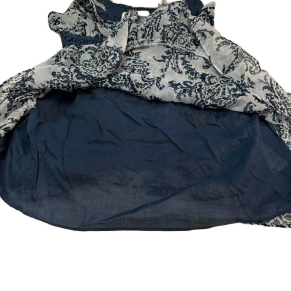 Abercrombie and Fitch Blue Navy and White Floral Camisole Top Size M Lined NEW - Picture 6 of 16